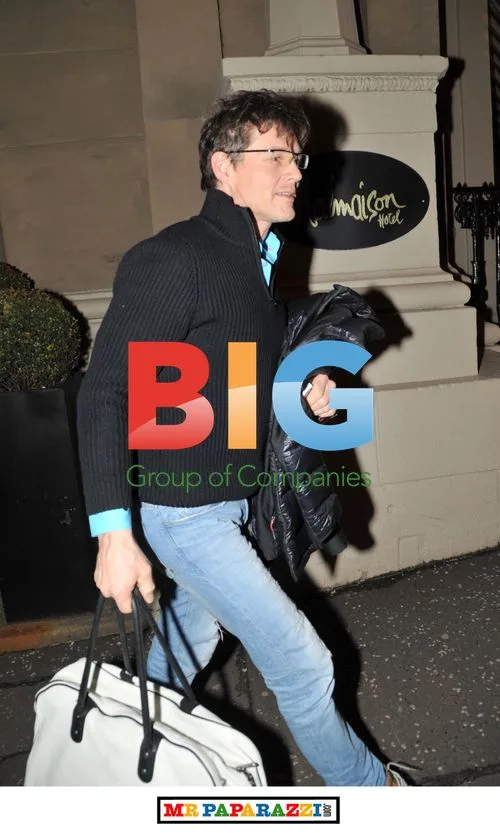 A-HA Leaving Hotel in Glasgow