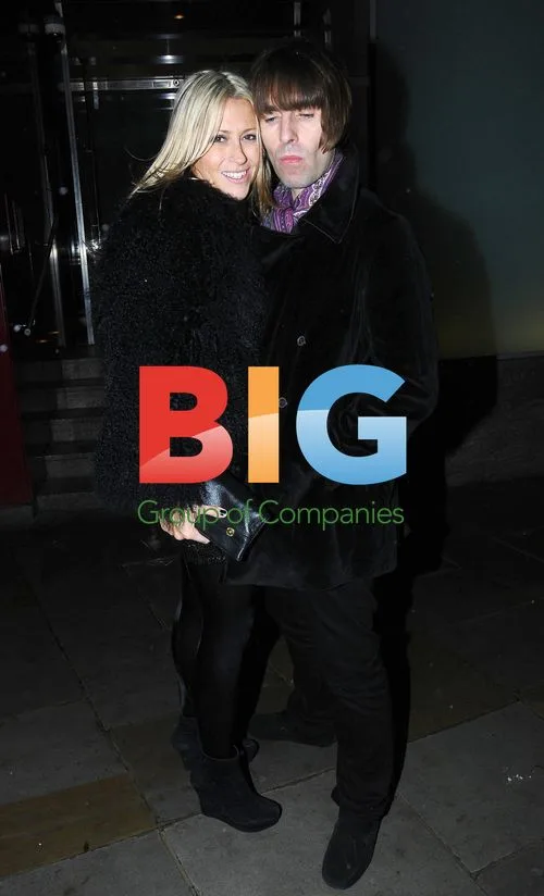Liam Gallagher and Nicole Appleton at Met Bar in London