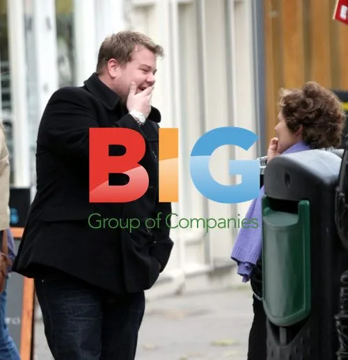 James Corden and Imelda Staunton in London