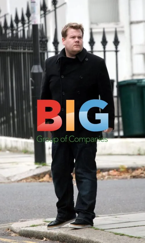 James Corden and Imelda Staunton strolling in London
