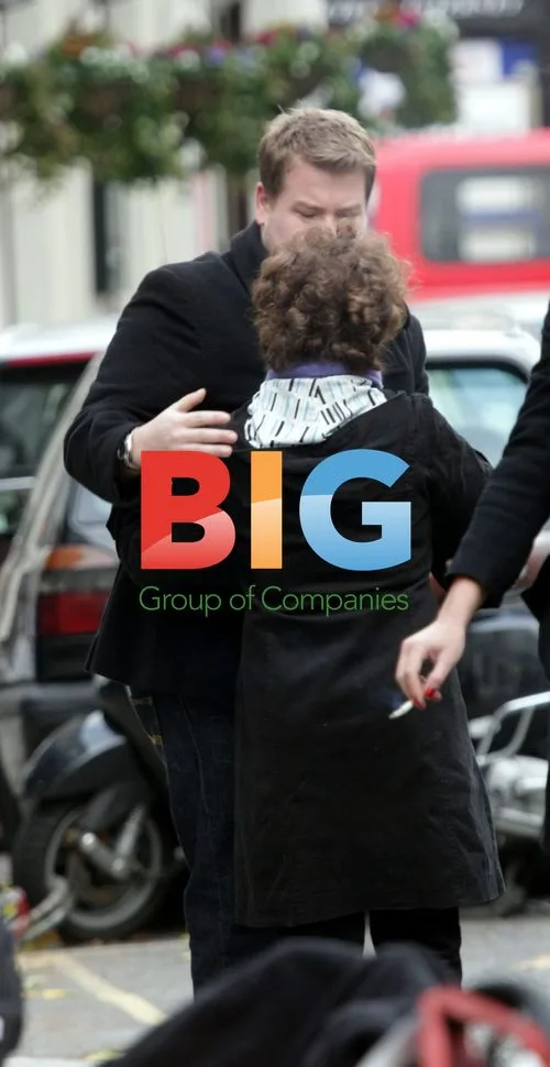 James Corden and Imelda Staunton in London
