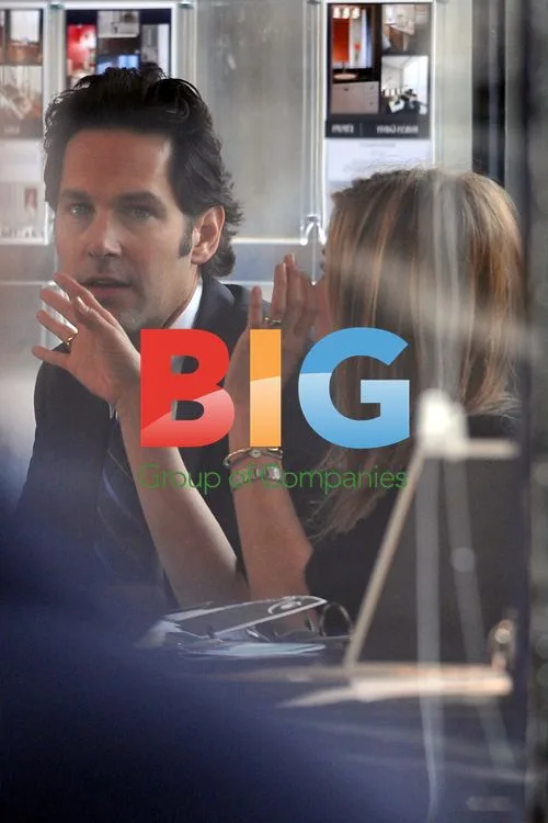 Jennifer Aniston and Paul Rudd filming Wanderlust