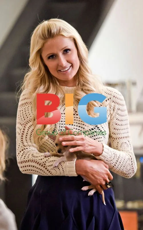 Paris Hilton and Brooke Muller at Beverly Glen Mall