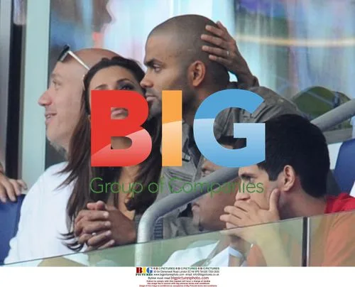 Eva Longoria and Tony Parker at Red Bulls game