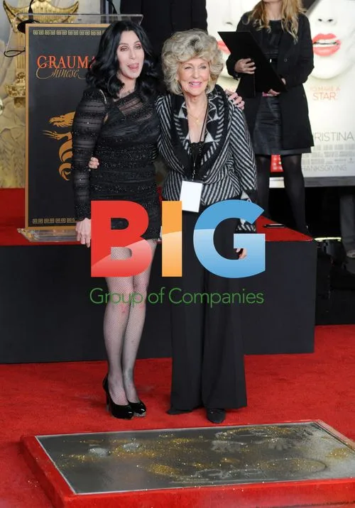 Cher Adds Handprints at Grauman's