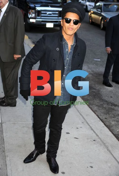 Bruno Mars at 'Late Show' taping