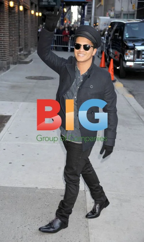 Bruno Mars at 'Late Show' Taping