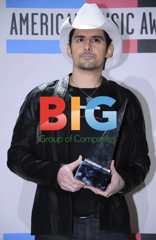 Brad Paisley at 2010 AMAs Pressroom