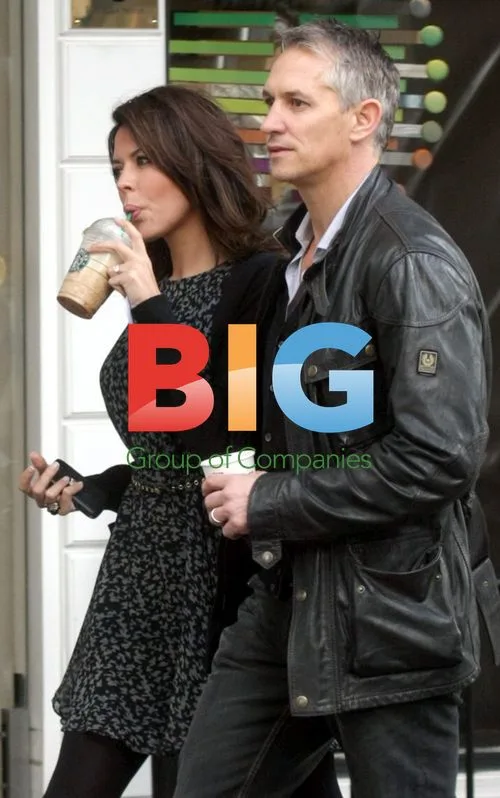Gary Lineker and Danielle Lineker in London
