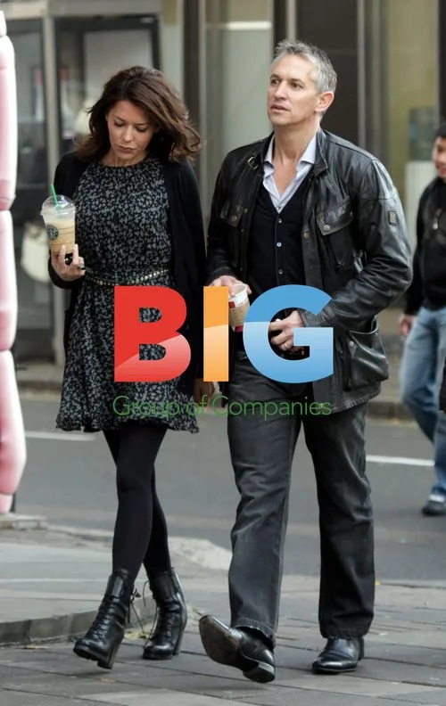 Gary Lineker and wife Danielle out in London