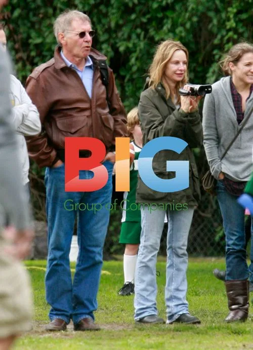 Harrison Ford and Calista Flockhart at Son\'s Soccer Game