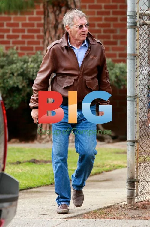 Harrison Ford and Calista Flockhart at Son\'s Soccer Game