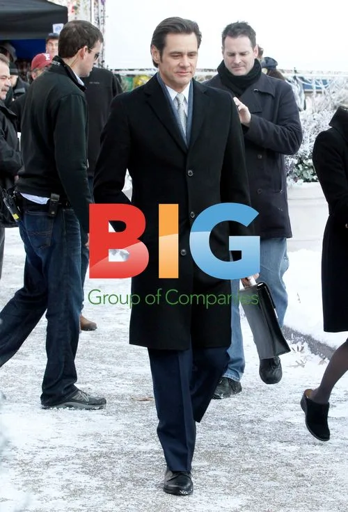 Jim Carrey filming 'Mr. Popper's Penguins'