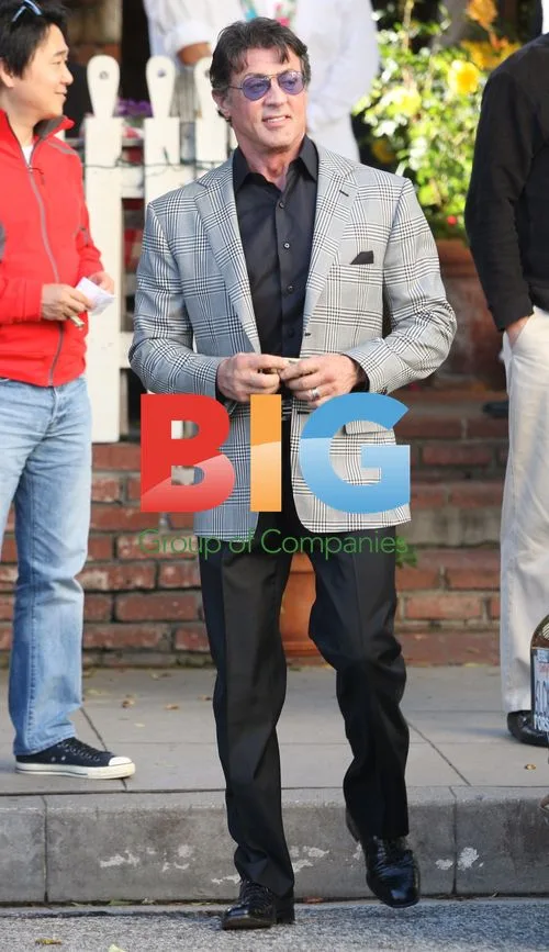 Sylvester Stallone at The Ivy in LA