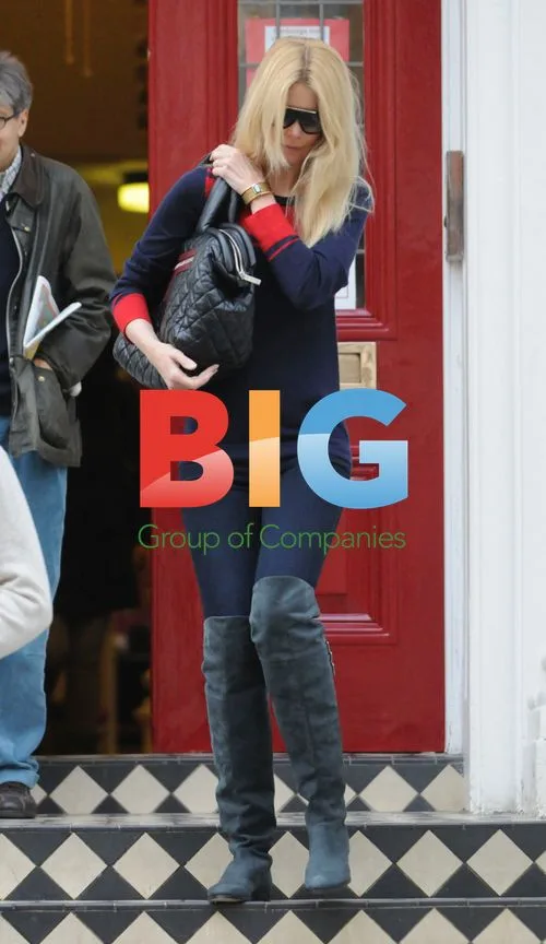 Claudia Schiffer on School Run