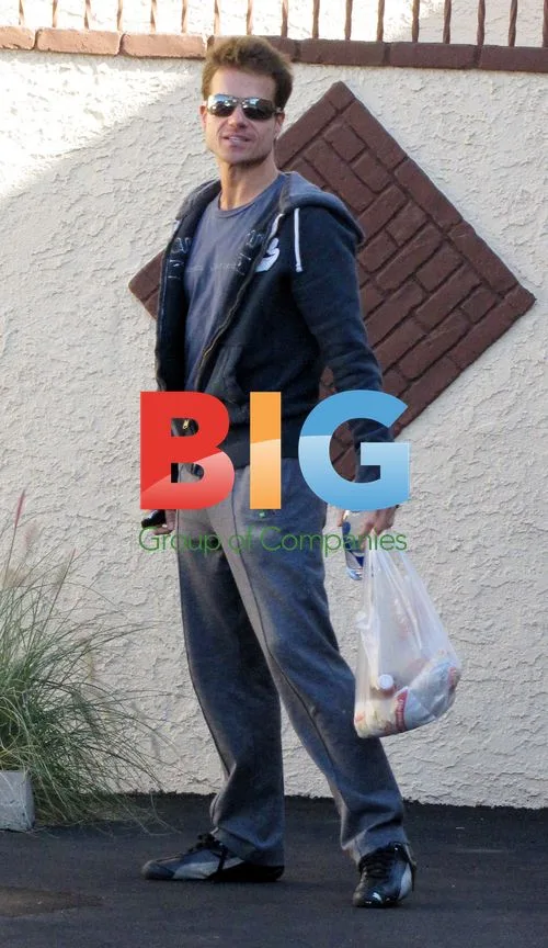 Louis Van Amstel arrives for DWTS rehearsal
