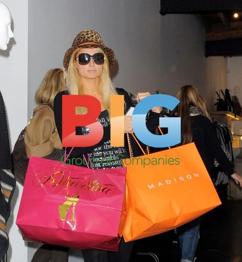 Paris, Nicky & Kathy Hilton Shopping in Beverly Hills