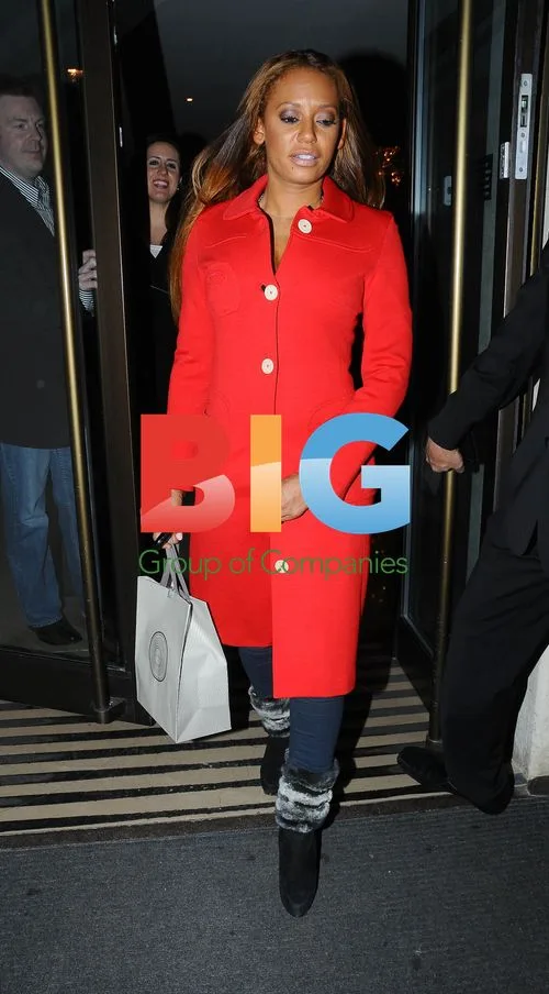 Mel B at Mayfair Hotel