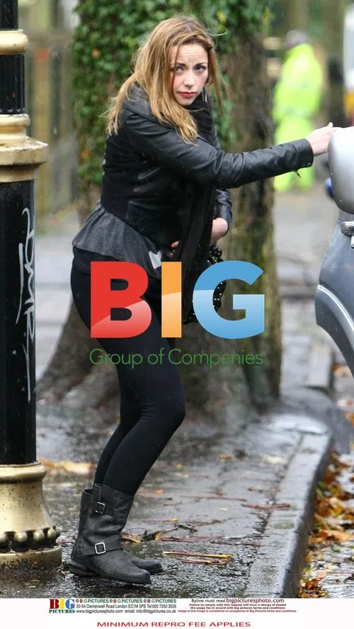 Charlotte Church and kids get drenched