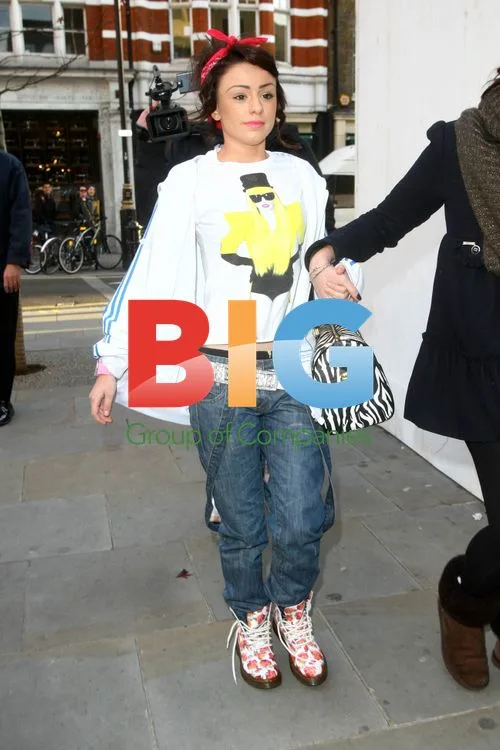 Cher Lloyd Arriving at Rehearsal Studio