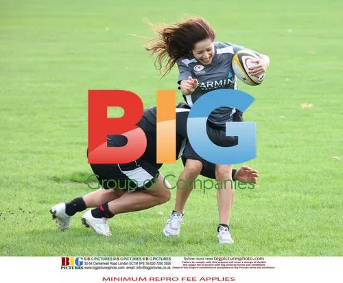 Gavin Henson and Katya Virshilas Practice Tackles