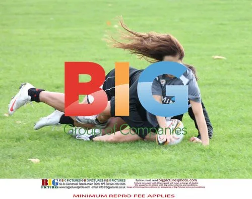 Gavin Henson and Katya Virshilas Practice Rugby Tackles