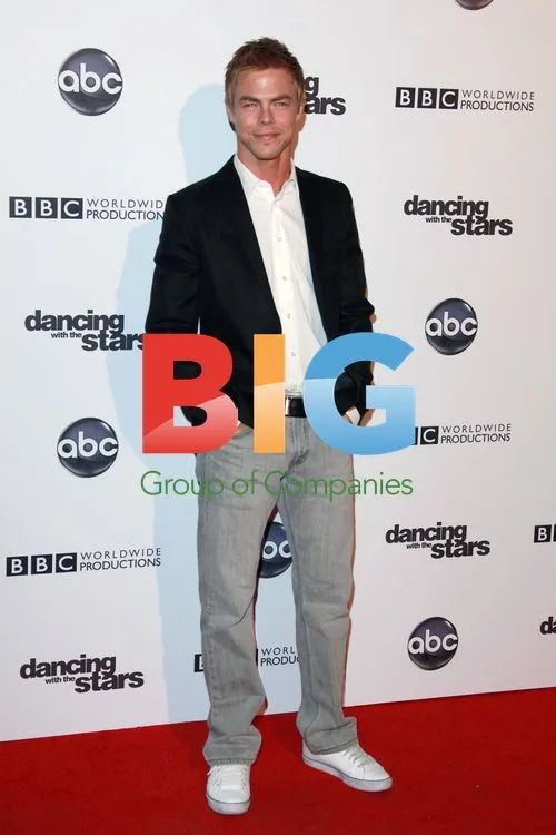Derek Hough and Jennifer Grey at DWTS Premiere