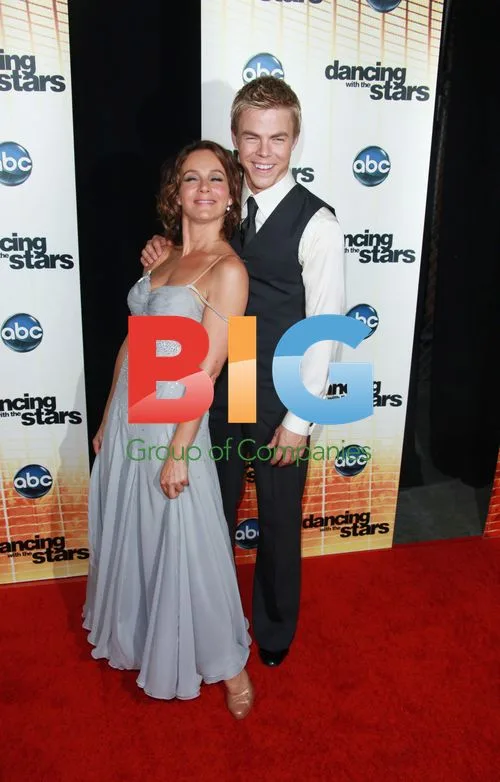 Derek Hough and Jennifer Grey at 'DWTS' Premiere