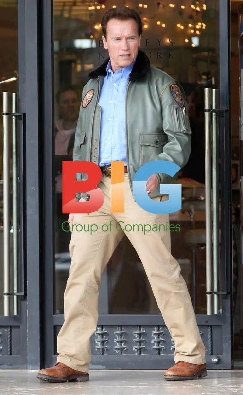 Arnold Schwarzenegger at Barney's NYC