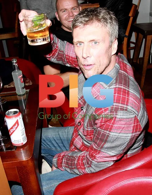 Bez from Happy Mondays at Wrangler Party