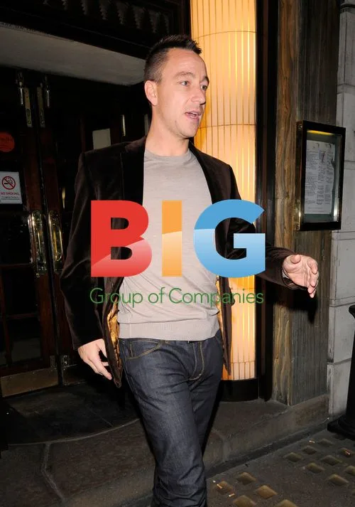 John Terry Leaving Langham's in London