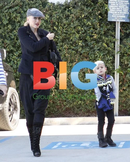 Gwen Stefani and Family Brunch in Studio City