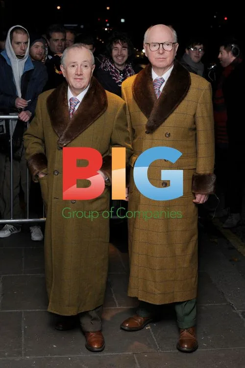 Gilbert and George at 2010 Evening Standard Theatre Awards