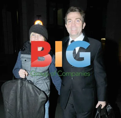 Bradley Walsh and son Barney