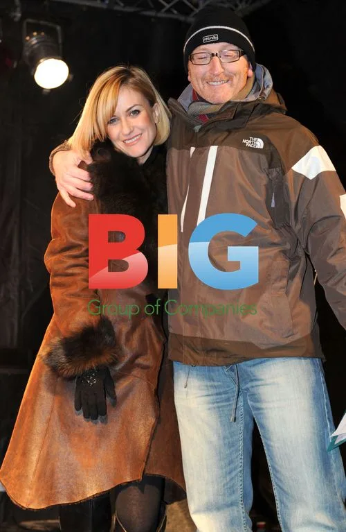 Katherine Kelly Turns on Christmas Lights