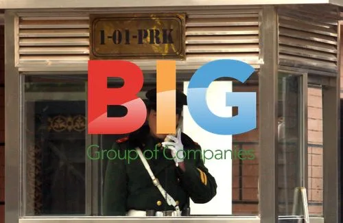 Chinese Soldiers Guard North Korean Embassy