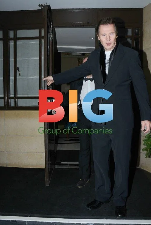 Liam Neeson Leaving Dorchester Hotel