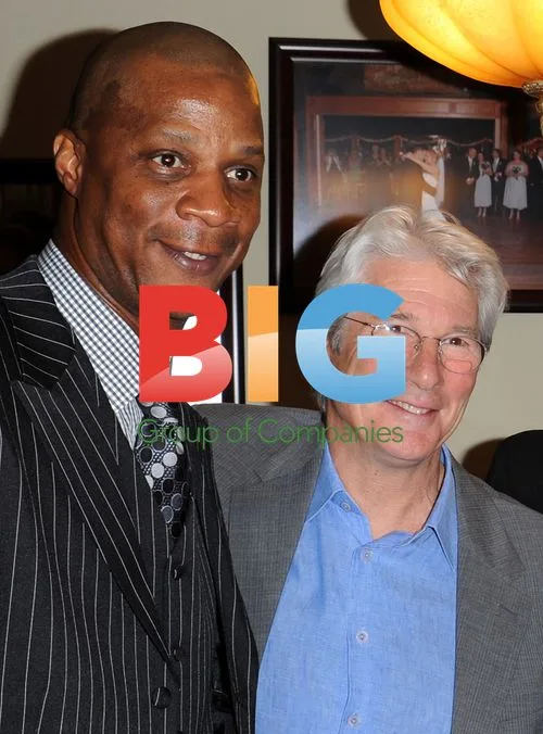 Darryl Strawberry and Richard Gere at NY Wedding