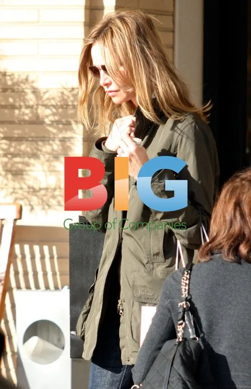 Calista Flockhart Leaves Barneys in Beverly Hills