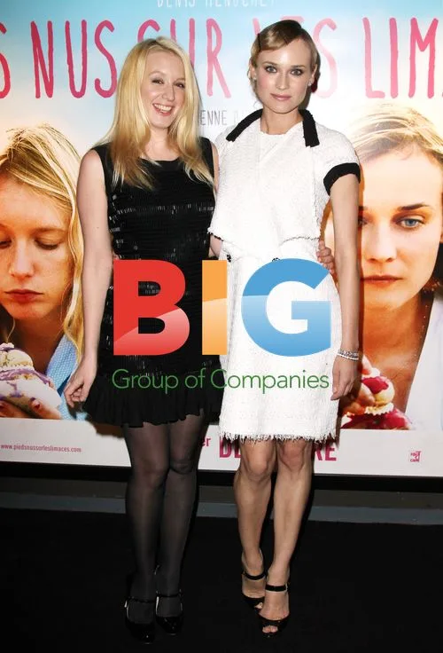 Ludivine Sagnier and Diane Kruger at "Pieds nus sur les limaces" premiere