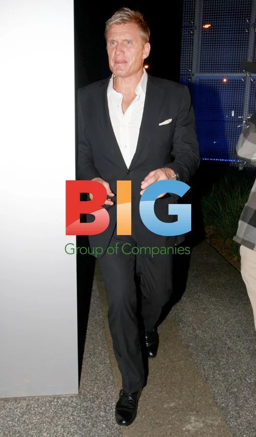 Dolph Lundgren Steps Out for Dinner