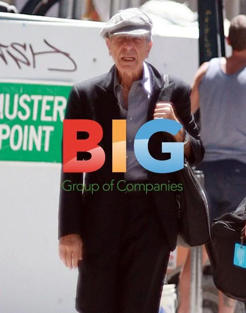 Leonard Cohen Strolling in Perth