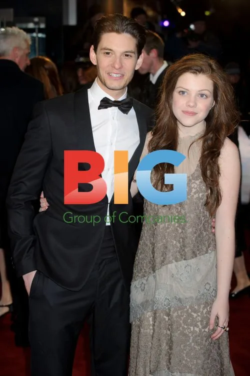 Ben Barnes and Georgie Henley at Narnia Premiere