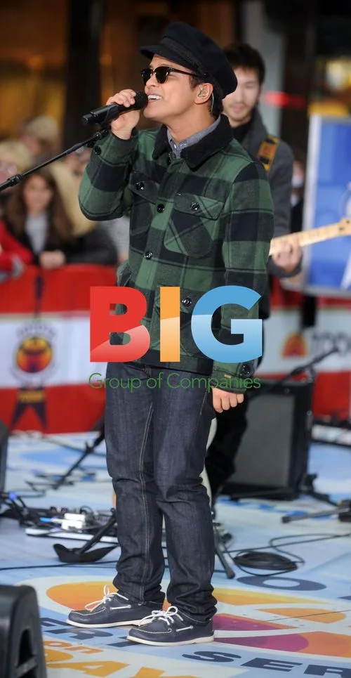 Bruno Mars Performs on NBC's 'Today'