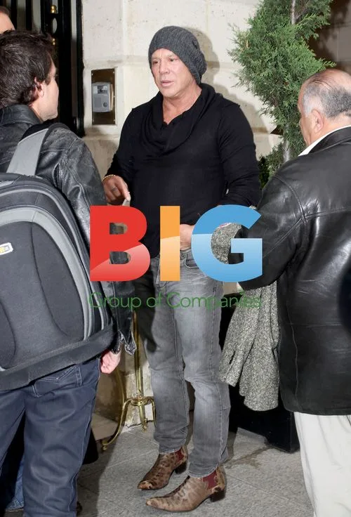 Mickey Rourke at Ritz Hotel, Paris
