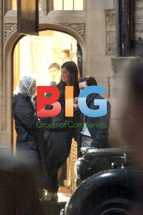 James McAvoy, January Jones and Rose Byrne filming X-Men: First Class