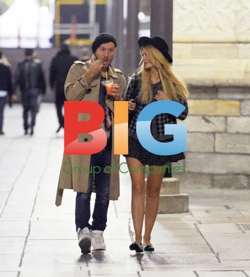 Mischa Barton Kisses DJ Ali Love in Milan