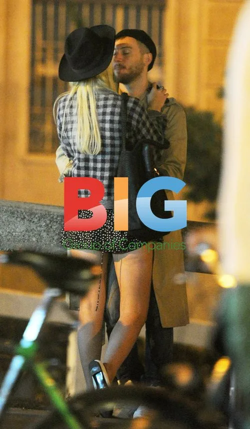 Mischa Barton and DJ Ali Love Kissing in Milan