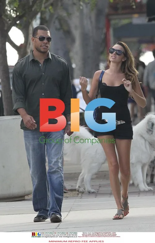 Nadine Coyle and Jason Bell Lunch in LA