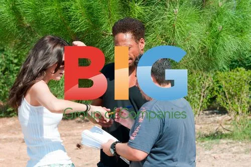 Gary Dourdan and Mar Saura Filming in Alicante, Spain